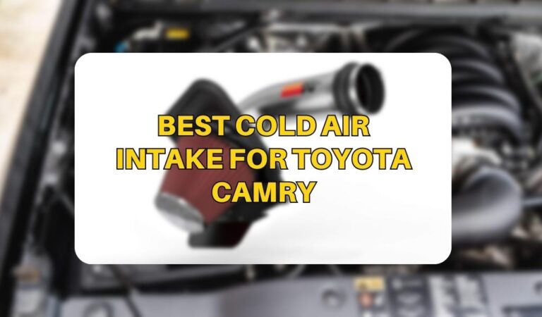 Toyota Camry cold air intake top picks