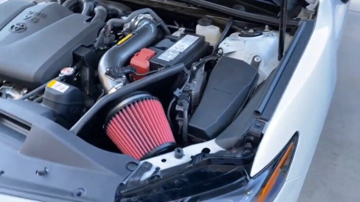Cold Air Intake On 2020 Toyota Camry TRD