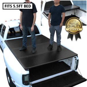 DNA MOTORING TTC-HARD-056 Truck Bed Tri-Fold Tonneau Cover