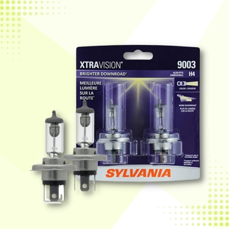 Sylvania 9003XV.BP2 XtraVision Halogen Headlight Bulbs