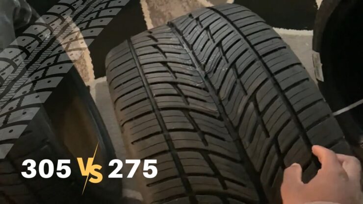 install 305 tires on a 275 rim