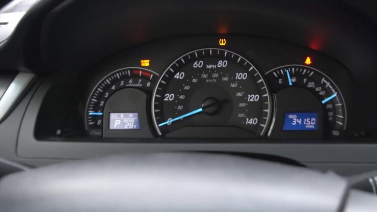 maintenance required light mean on Toyota Camry