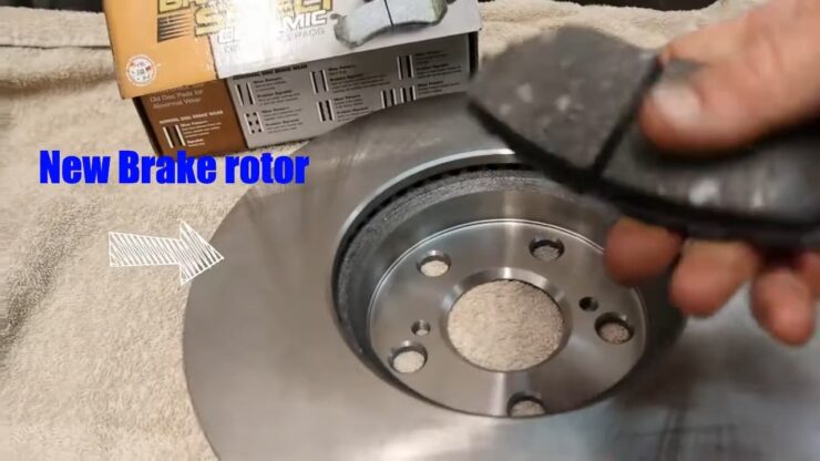 new brake pads on long-established rotors