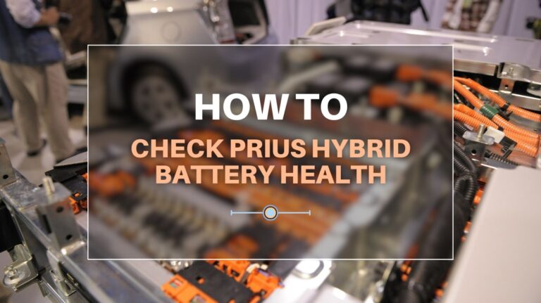Prius Hybrid Battery Checking