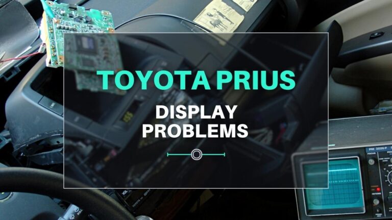 Toyota Prius Display Problems